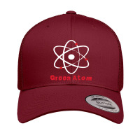 Green Atom Retro Trucker Cap | Artistshot