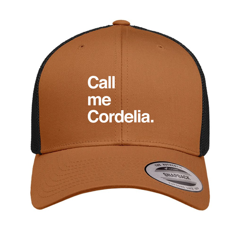 Anne Of Green Gables (call Me Cordelia.) Retro Trucker Cap by cm-arts | Artistshot