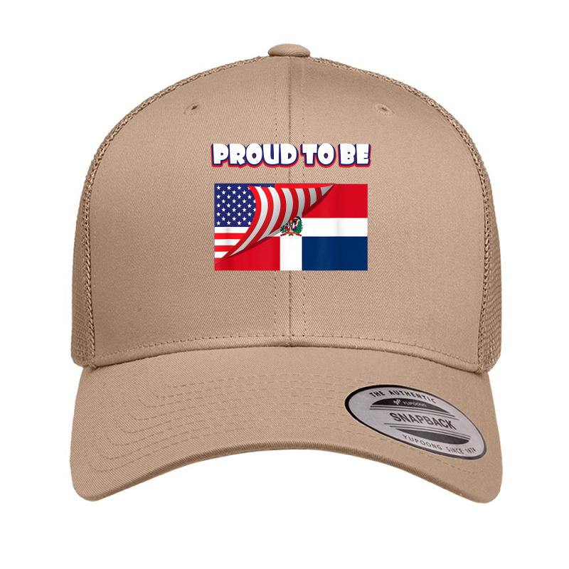 Proud To Be Dominican And American Flag July 4th T Shirt Retro Trucker Cap by cm-arts | Artistshot