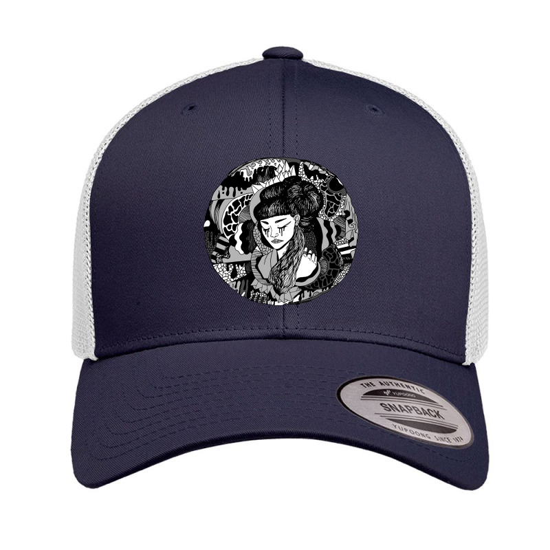 Circle Of The Geisha Retro Trucker Cap by femalesbaubles | Artistshot