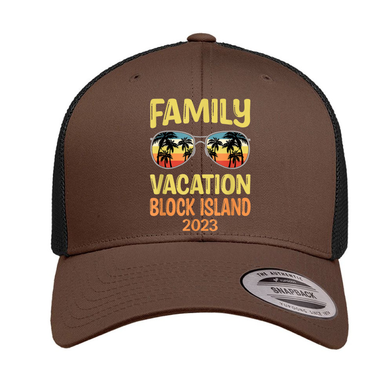 Family Vacation Block Island 2023 Retro Trucker Cap by Outpost | Artistshot