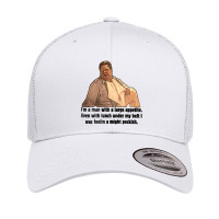 O Brother Where Thou Art I M A Man With A Large Appetite Retro Trucker Cap | Artistshot