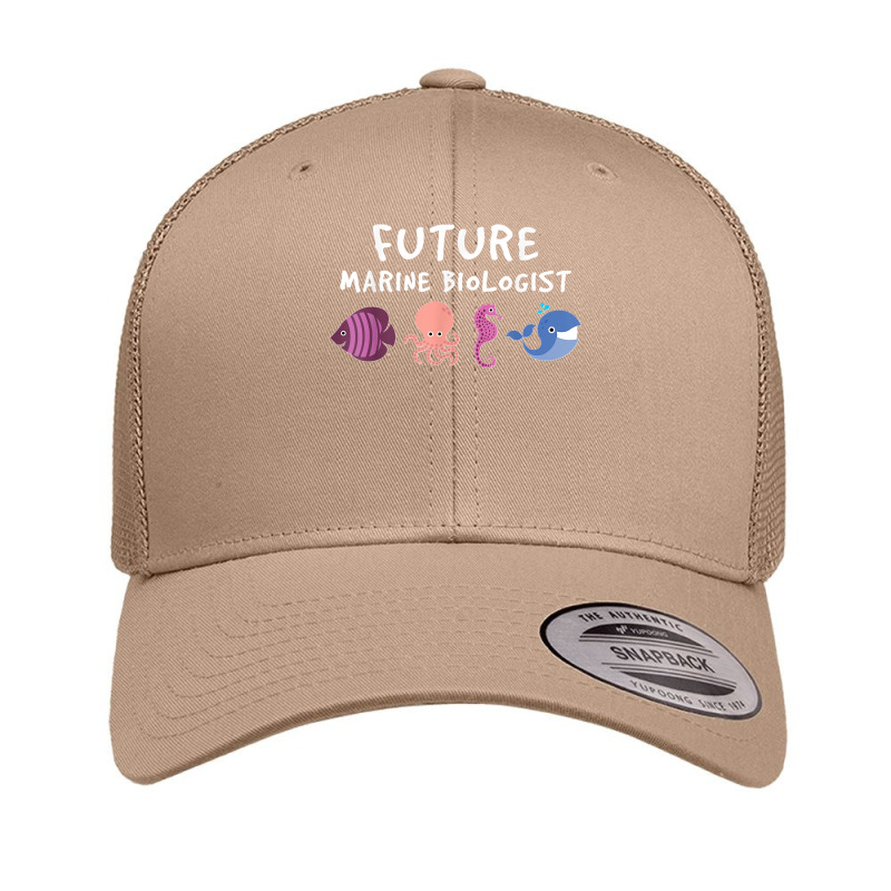 Future Marine Biologist Ocean Life Enthusiast Sea Lover Retro Trucker Cap | Artistshot