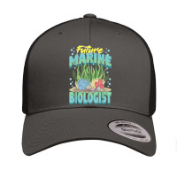 Future Marine Biologist Ocean Life Marine Biology Student Retro Trucker Cap | Artistshot