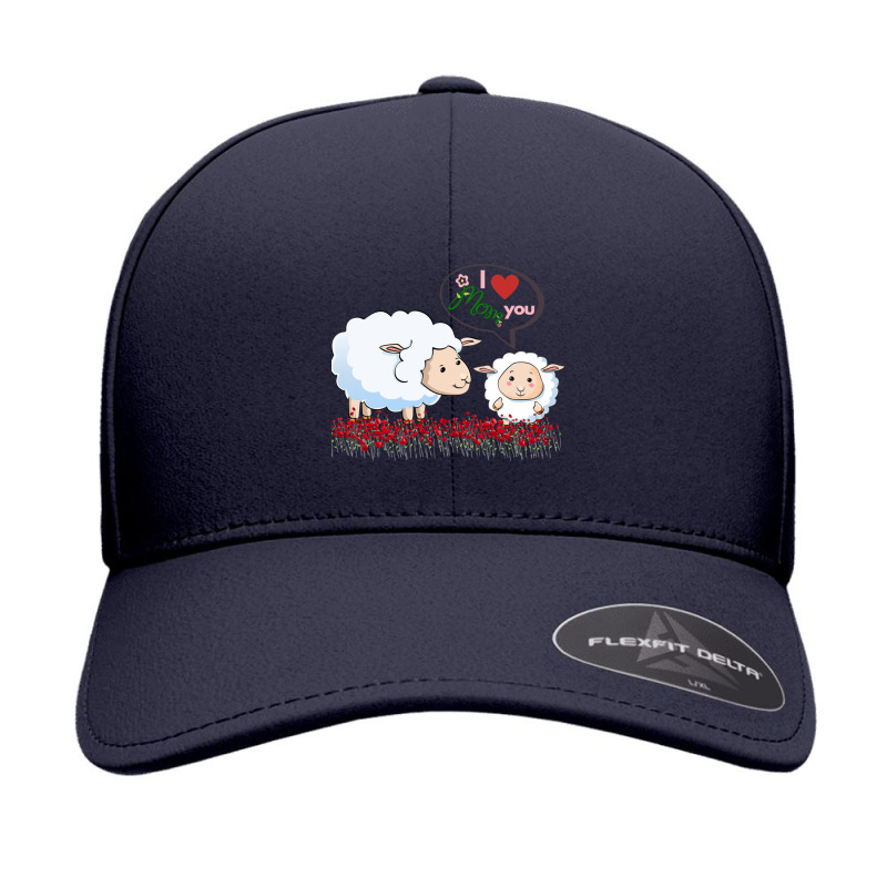 I Love You Mom Withe Cute Seamless Cap | Artistshot