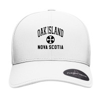 Oak Island Varsity Style Cross Black Print Pullover Hoodie Seamless Cap | Artistshot