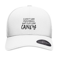 I Don_t Like Pedophiles Funny Candy Seamless Cap | Artistshot