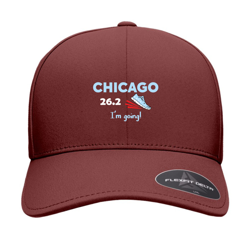 Chicago I_m Going Marathon Runner  Running Tee 26.2 Fitted Seamless Cap | Artistshot