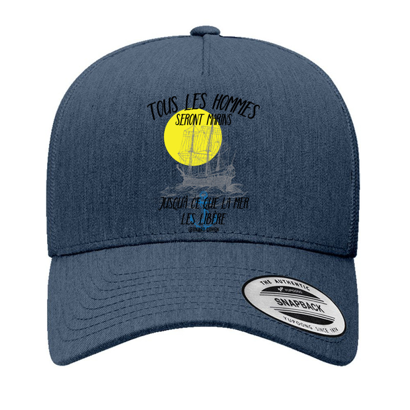 Leonard Cohen Tous Les Hommes Seront Marins  Suzanne Premium Scoop Yupoong Trucker Cap | Artistshot