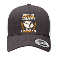 American Football Proud Grammy Of A Lineman Family Yupoong Trucker Cap | Artistshot