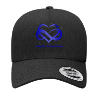 I Wear Blue For Ataxia Awareness Warrior Pullover Hoodie Yupoong Trucker Cap | Artistshot