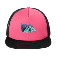 Aqua Colored Hermit Foam Snapback Hat | Artistshot