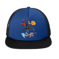 Crustaceancore Ocean Lovers Sea Life Animal Lovers 4 Foam Snapback Hat | Artistshot