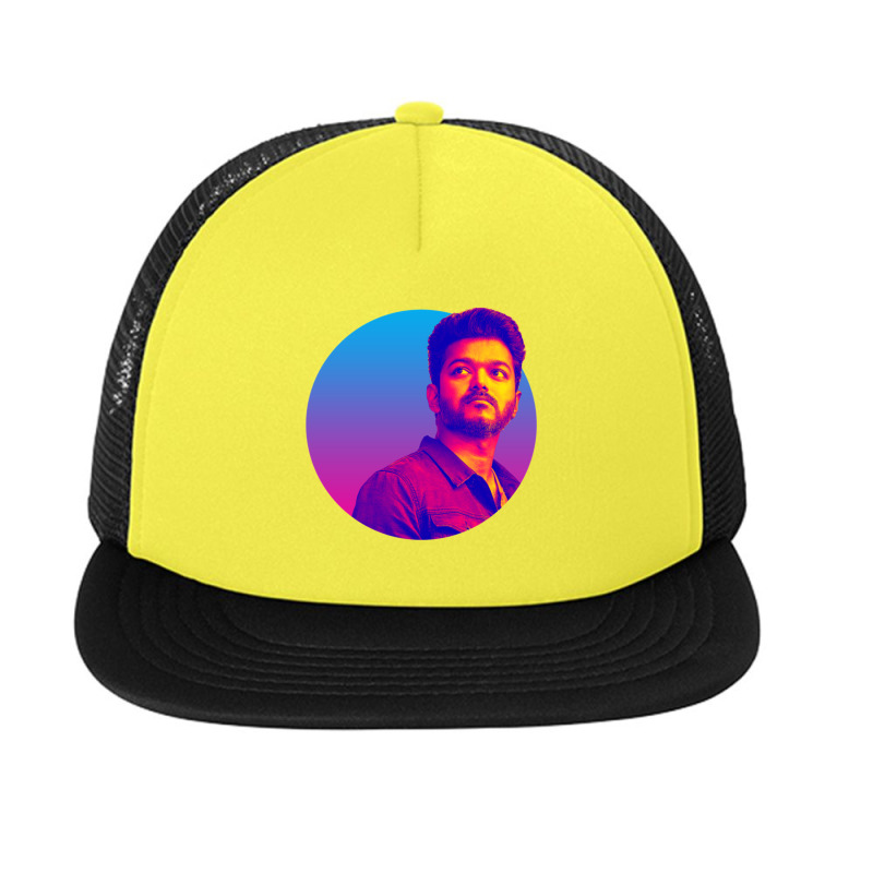 Thalapathy Vijay Classic Foam Snapback hat by DARRELLBARNES | Artistshot