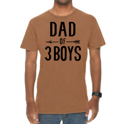 dad of 3 boys Vintage T-Shirt | Artistshot