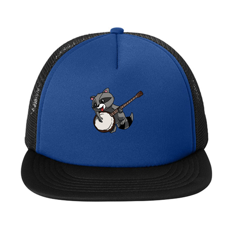 Banjo Player Thrash Panda Musical Instrument Instrumentalist Foam Snapback hat by ThomasMNykamp | Artistshot