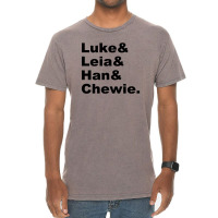 Luke Leia Chewie Vintage T-shirt | Artistshot