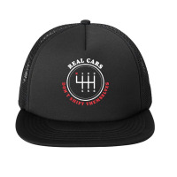 Real Cars Don't Shift Themselves Manual Car Stick Shift T Shirt Foam Snapback Hat | Artistshot