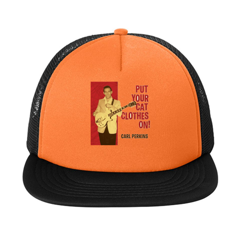 Carl Perkins Essential .png Foam Snapback Hat | Artistshot