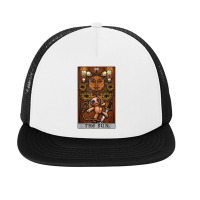 The Sun Tarot Card Halloween Voodoo Doll Pagan Witch Altar T Shirt Foam Snapback Hat | Artistshot