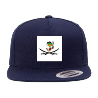 Captain Duck A Duck With A Sword 5 Panel Snapback Cap | Artistshot