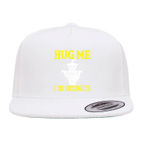 Halloween T  Shirt Halloween Scarecrow Hug Me I Am Vaccinated Costume 5 Panel Snapback Cap | Artistshot