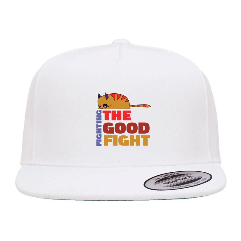 Fighting The Good Fight 5 panel snapback cap by atereabag | Artistshot