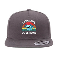 Retro Anime Shirt I Axolotl Questions Amine Lovers Gift T Shirt 5 Panel Snapback Cap | Artistshot