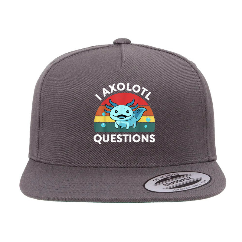 Retro Anime Shirt I Axolotl Questions Amine Lovers Gift T Shirt 5 panel snapback cap by cm-arts | Artistshot