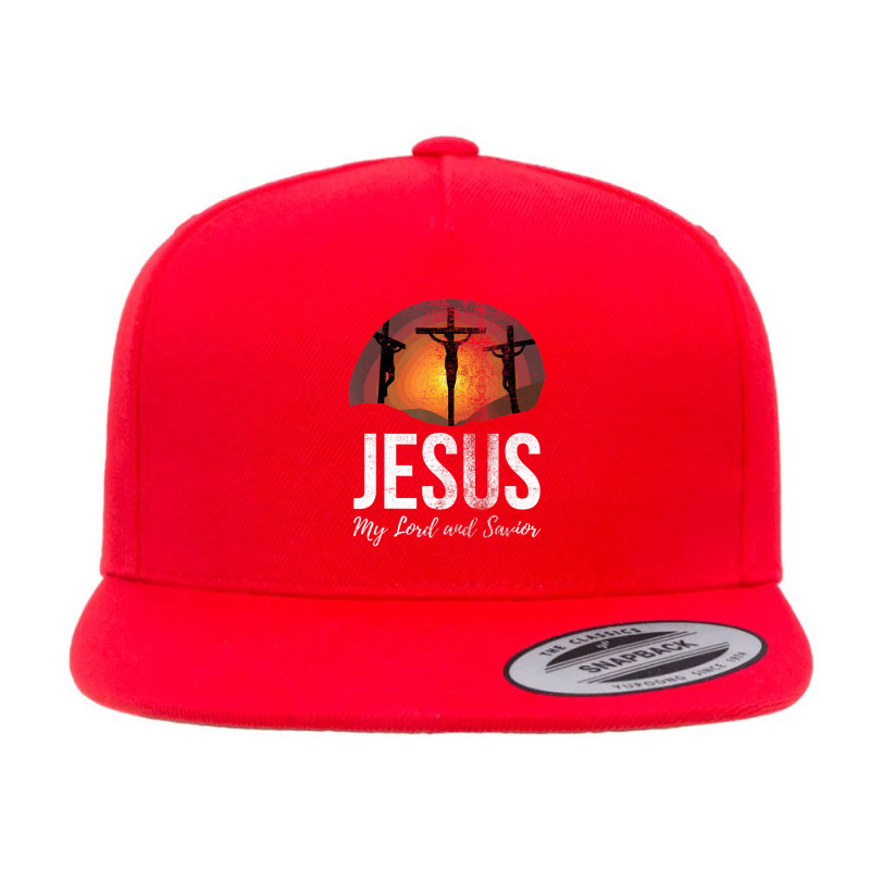 Christian Faith Jesus My Lord And Savior 5 Panel Snapback Cap | Artistshot