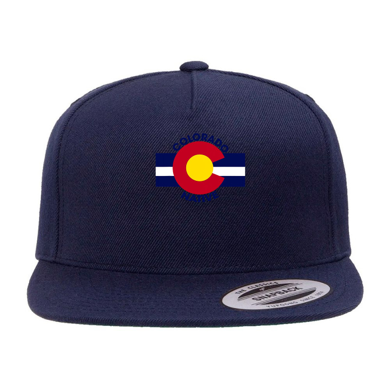 Colorado Native 5 panel snapback cap by badieu97 | Artistshot