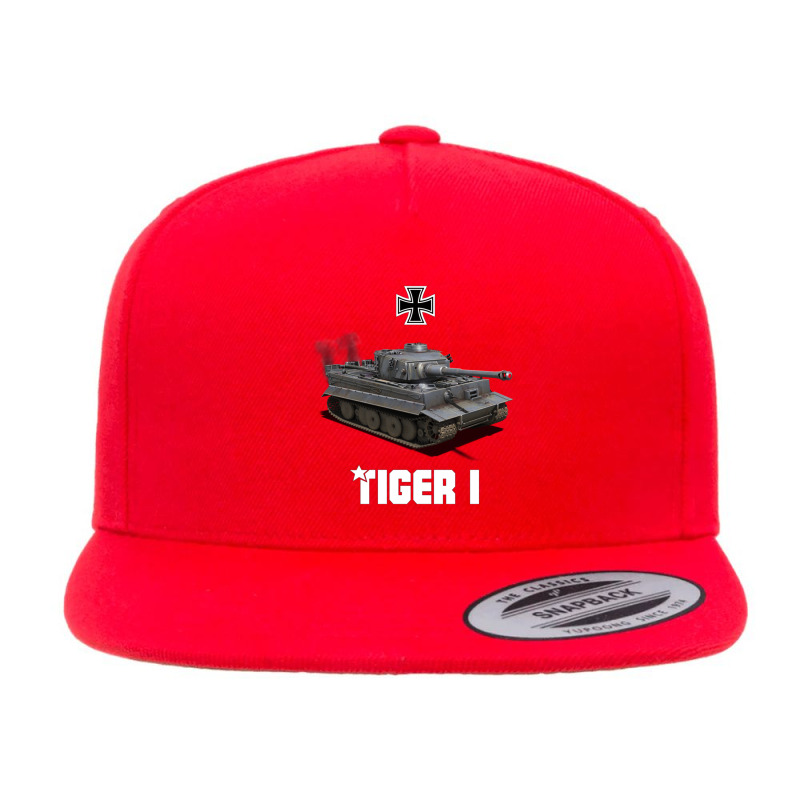 Tiger I German Heavy Tank Ww2 Military Panzerkampfwagen Pullover Hoodi 5 panel snapback cap by cm-arts | Artistshot