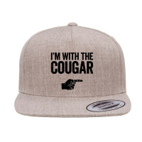 Im With The Cougar 5 Panel Snapback Cap | Artistshot