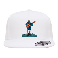 The Coolest Bass Player Merch 5 Panel Snapback Cap | Artistshot