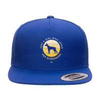 Doberman Dog Just A Girl Who Loves His Doberman 5 Panel Snapback Cap | Artistshot