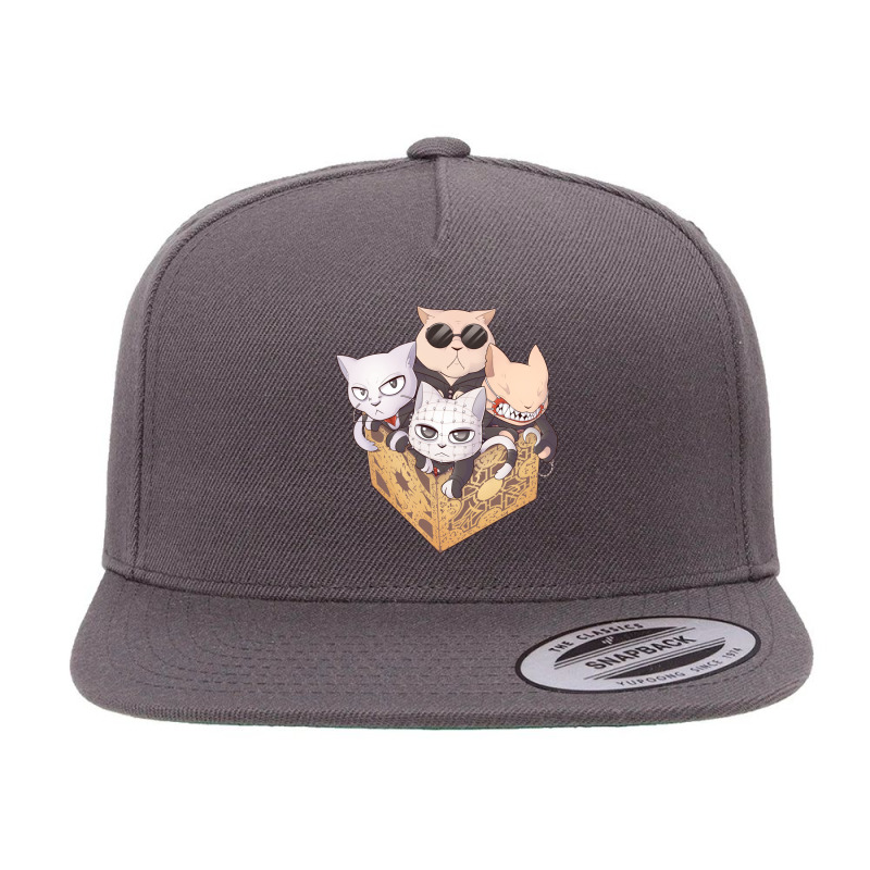 Cenobite Kitties 5 panel snapback cap by cm-arts | Artistshot