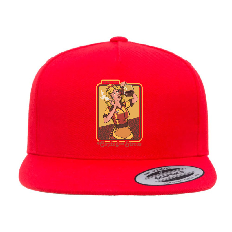 Coping With Stress 1 5 Panel Snapback Cap | Artistshot