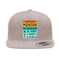 Climb Mt Everest Shirt Splash Mountain Shirt Space Mountain Premium T 5 Panel Snapback Cap | Artistshot