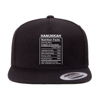 Funny Hanukkah 2021 Nutrition Facts For Women Jewish Holiday 5 Panel Snapback Cap | Artistshot