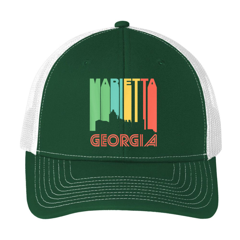 Retro 1970's Style Marietta Georgia Skyline T Shirt Pa Trucker Cap | Artistshot