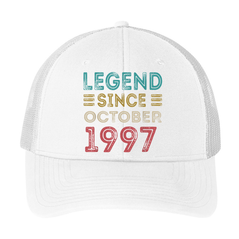 25 Year Old Legend Since October 1997 25th Birthday Vintage Pa Trucker Cap | Artistshot