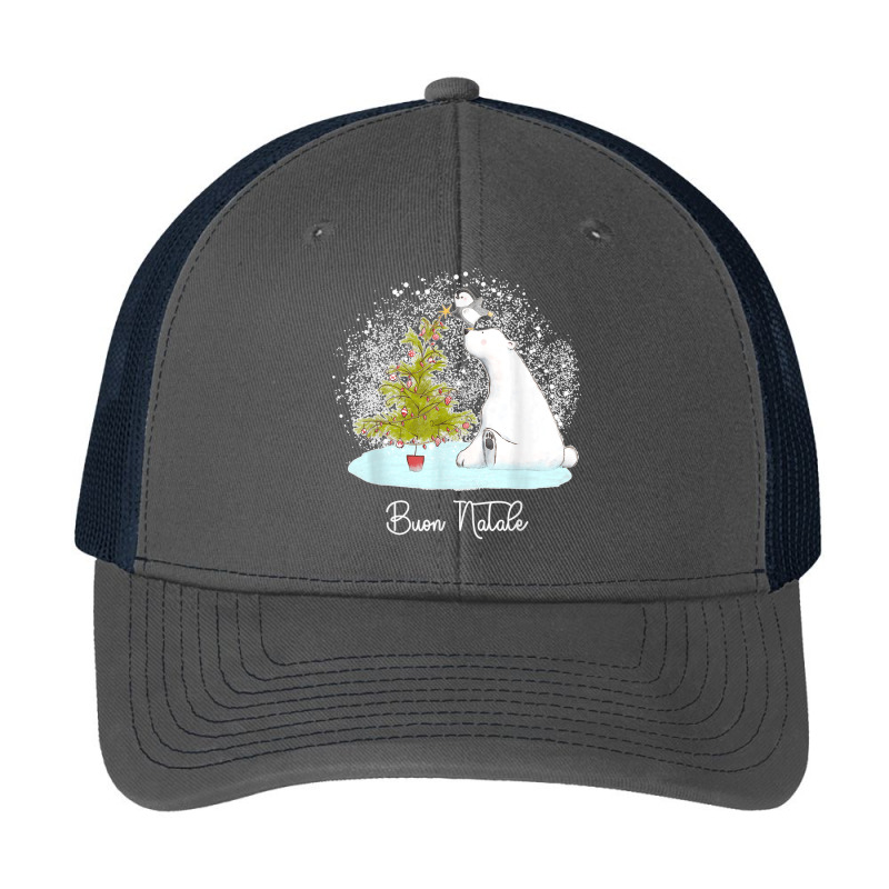 Buon Natale Cute Polar Bear Penguin Christmas Pa Trucker Cap by RogerKyleFox | Artistshot