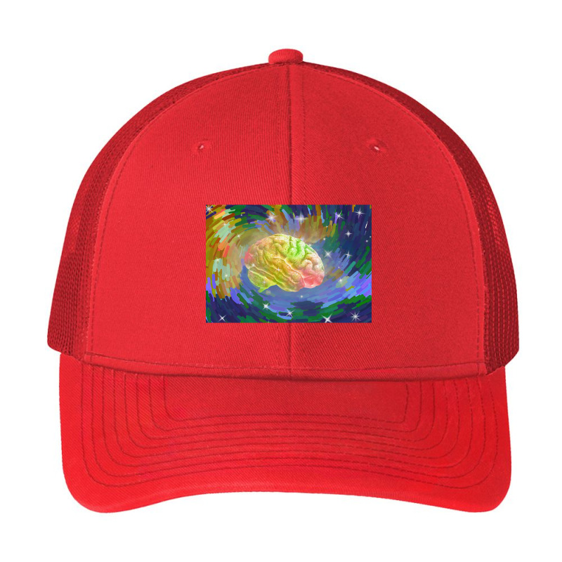 Psychedelic Brain, Psychedelic Brain Vintage, Psychedelic Brain Art, P Pa Trucker Cap by cm-arts | Artistshot