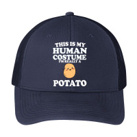 This Is My Human Costume I'm Really A Potato  Halloween Pa Trucker Cap | Artistshot