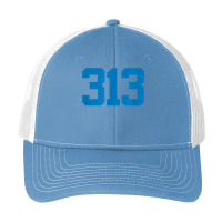 Detroit 313 Area Code   Grit   Sports Fan   Detroiter Fan T Shirt Pa Trucker Cap | Artistshot