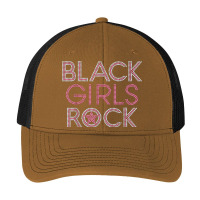 Black Girl Rock Rhinestone Design For Woman Birthday Pa Trucker Cap | Artistshot