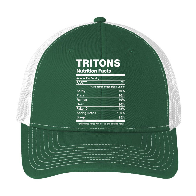 Tritons Nutrition Facts College University T Shirt Pa Trucker Cap by hankeajrippleex5 | Artistshot