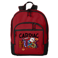 Cardiac Nurse Halloween Party Shirt One Spooky Cardiac Nurse Basic Backpack | Artistshot