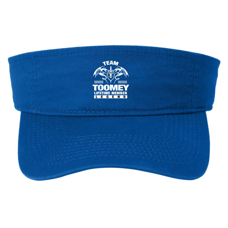 Team Toomey Lifetime Member Gifts Fashion Visor by saterseim | Artistshot