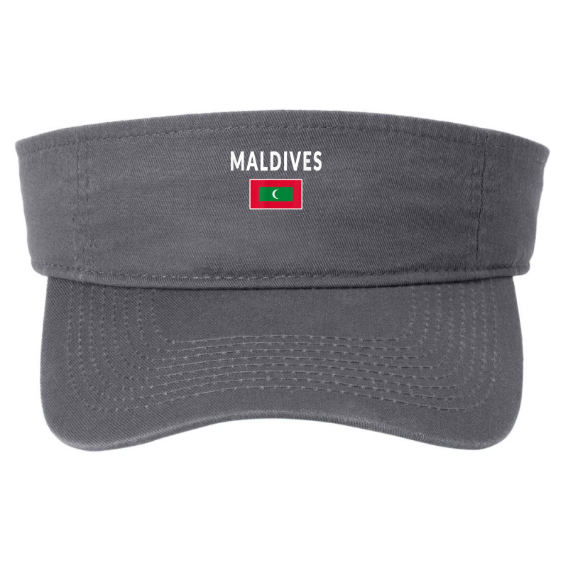 Maldives Maldivian Tee Flag Souvenir Gift Male Fashion Visor | Artistshot